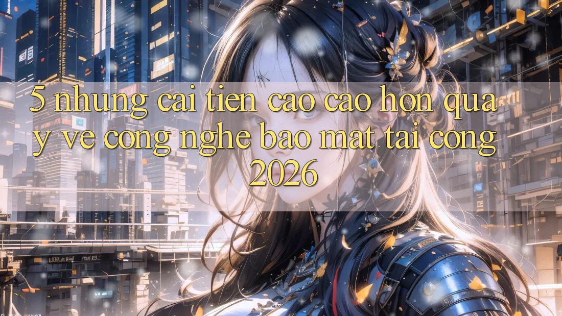 5. Những Cải Tiến Cao cao hơn Quay về Công Nghệ Bảo Mật Tại Cổng 2026