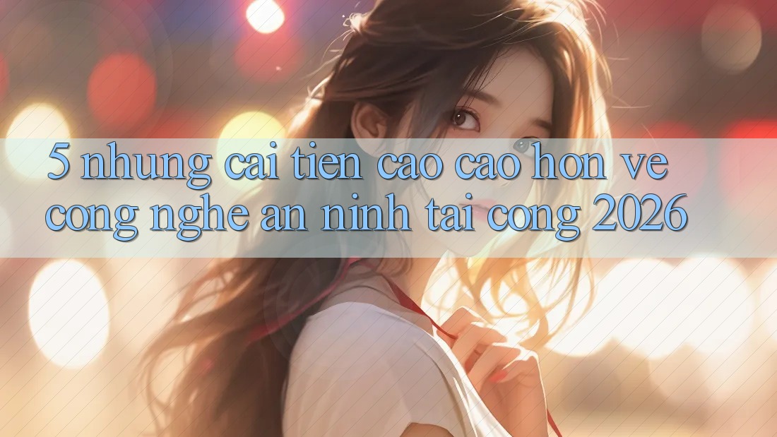 5. Những Cải Tiến Cao cao hơn Về Công Nghệ An ninh Tại Cổng 2026