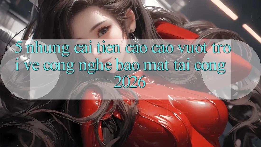 5. Những Cải Tiến Cao cao vượt trội Về Công Nghệ Bảo Mật Tại Cổng 2026