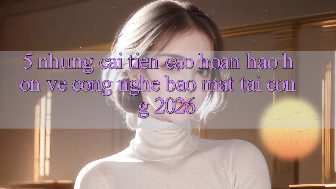 5. Những Cải Tiến Cao hoàn hảo hơn Về Công Nghệ Bảo Mật Tại Cổng 2026