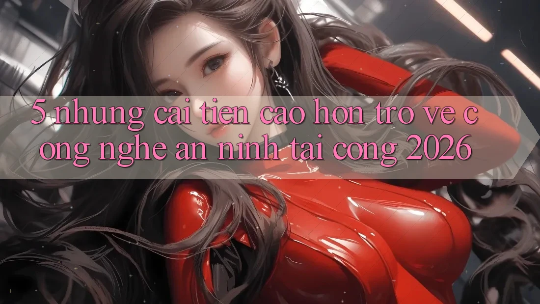 5. Những Cải Tiến Cao hơn Trở về Công Nghệ An ninh Tại Cổng 2026