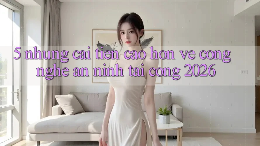 5. Những Cải Tiến Cao hơn Về Công Nghệ An ninh Tại Cổng 2026
