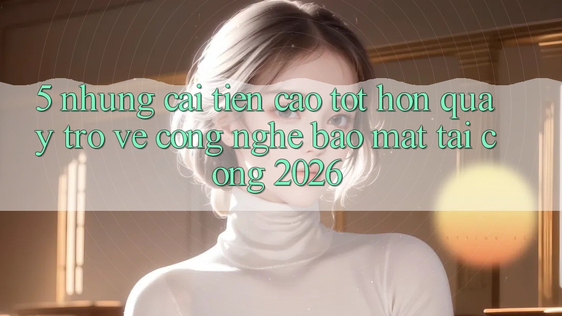 5. Những Cải Tiến Cao tốt hơn Quay trở về Công Nghệ Bảo Mật Tại Cổng 2026