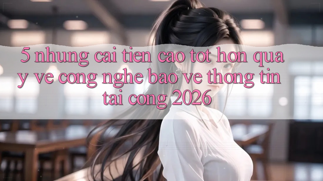5. Những Cải Tiến Cao tốt hơn Quay về Công Nghệ Bảo vệ thông tin Tại Cổng 2026