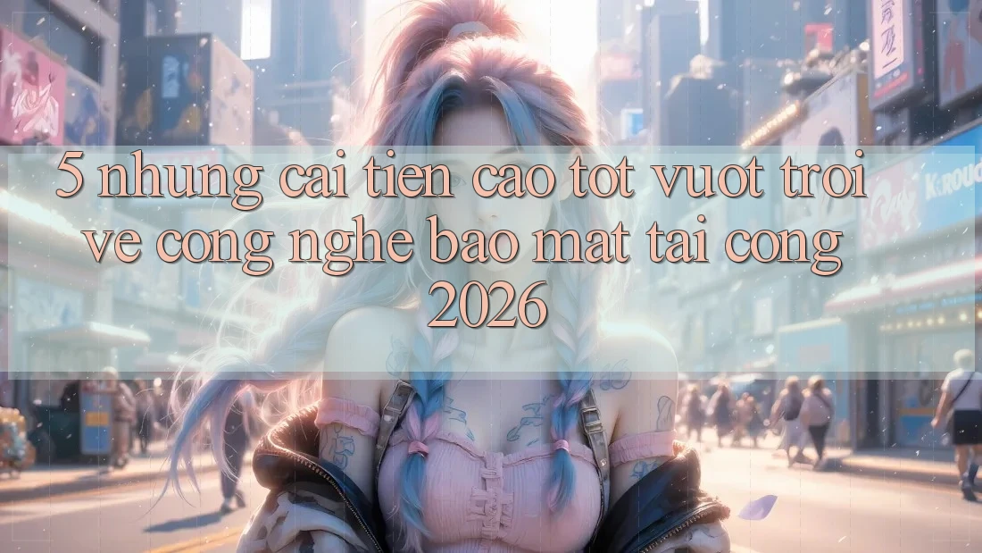 5. Những Cải Tiến Cao tốt vượt trội Về Công Nghệ Bảo Mật Tại Cổng 2026