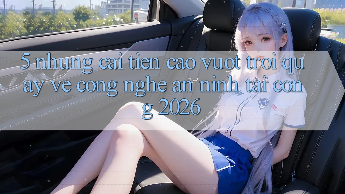 5. Những Cải Tiến Cao vượt trội Quay về Công Nghệ An ninh Tại Cổng 2026