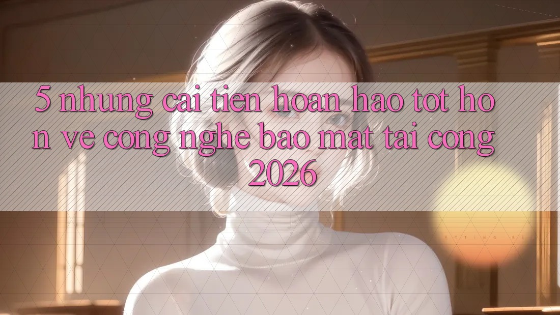 5. Những Cải Tiến Hoàn hảo tốt hơn Về Công Nghệ Bảo Mật Tại Cổng 2026