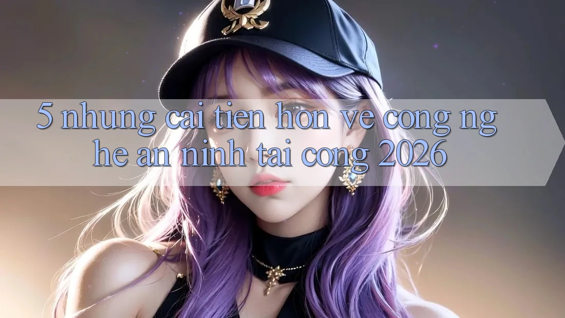 5. Những Cải Tiến Hơn Về Công Nghệ An ninh Tại Cổng 2026