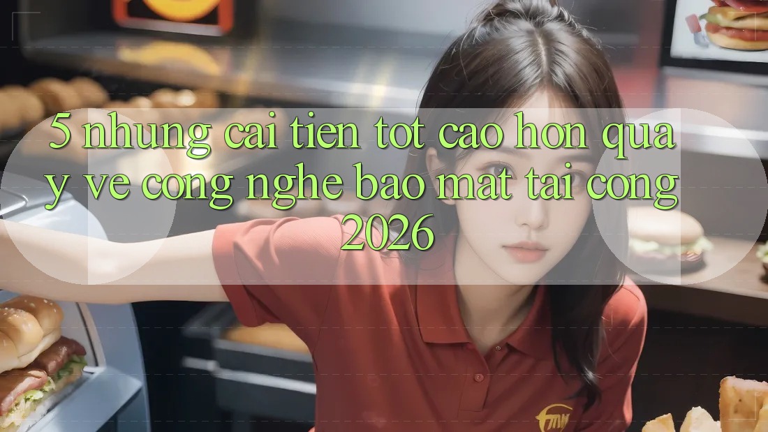5. Những Cải Tiến Tốt cao hơn Quay về Công Nghệ Bảo Mật Tại Cổng 2026