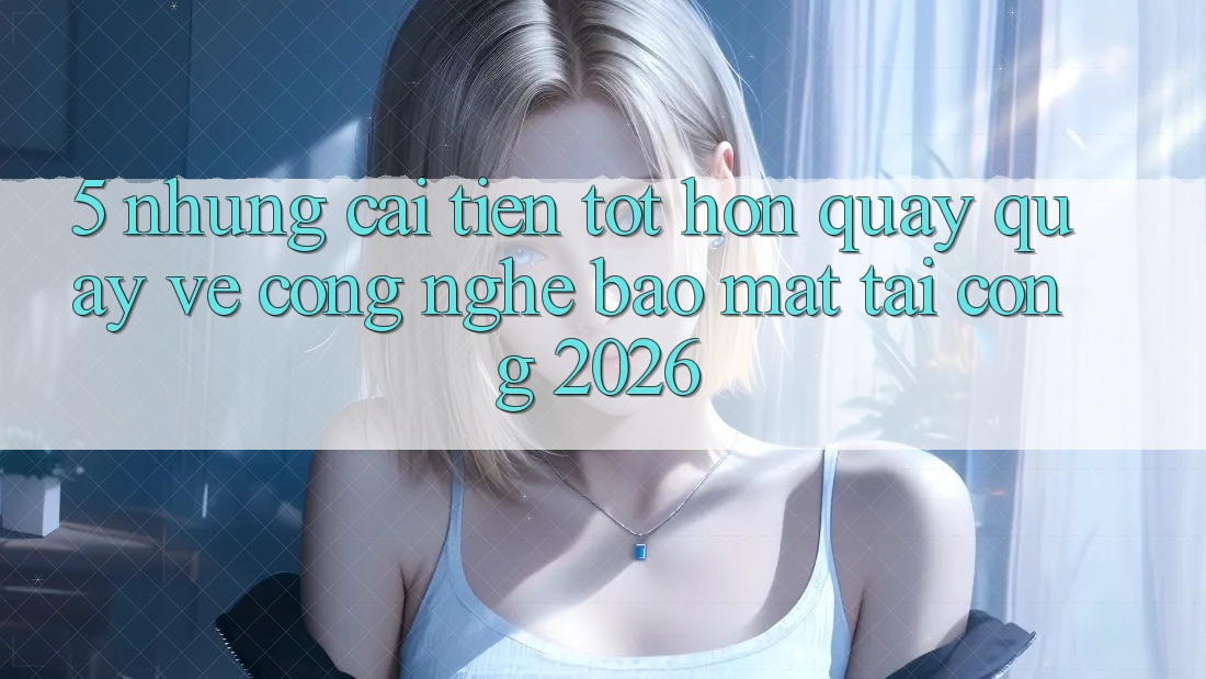 5. Những Cải Tiến Tốt hơn Quay quay về Công Nghệ Bảo Mật Tại Cổng 2026