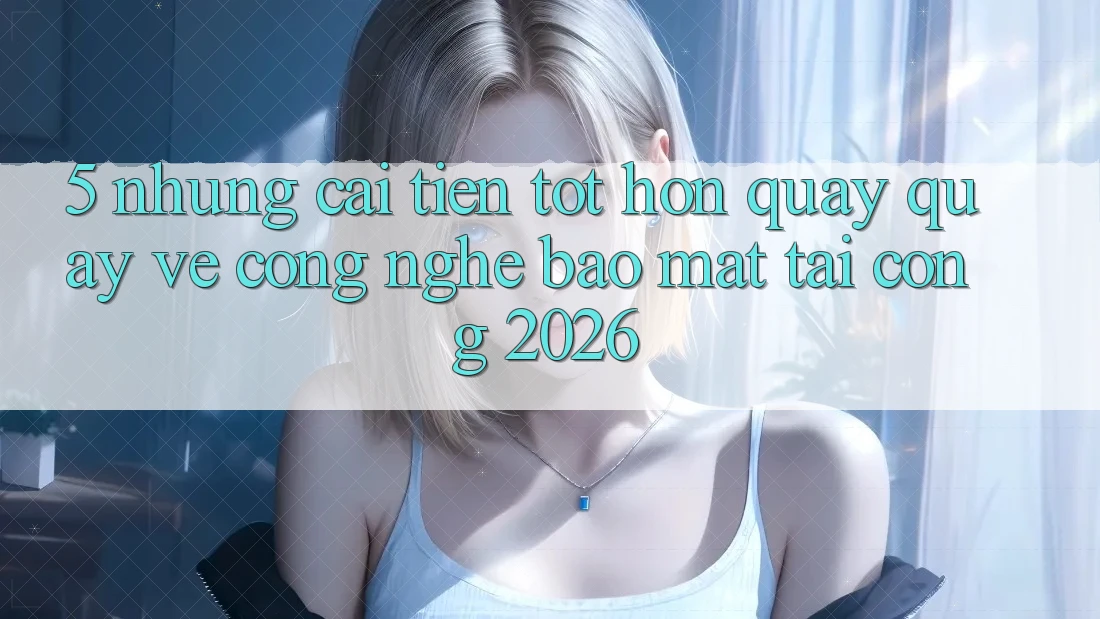 5. Những Cải Tiến Tốt hơn Quay quay về Công Nghệ Bảo Mật Tại Cổng 2026
