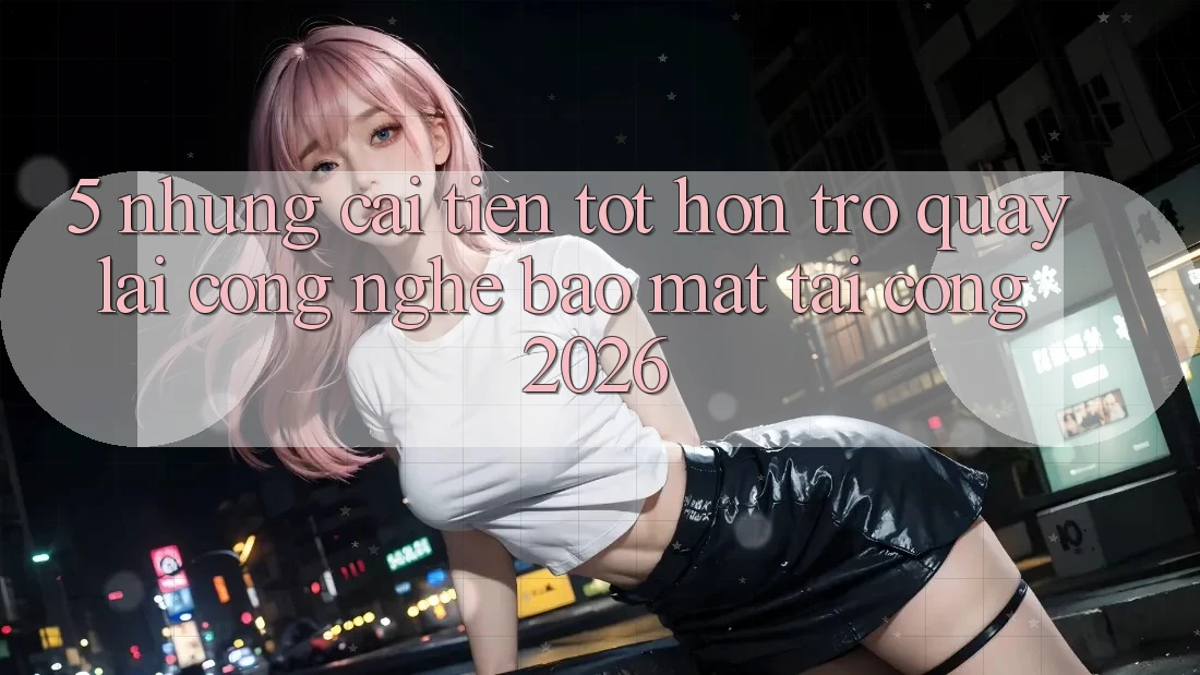 5. Những Cải Tiến Tốt hơn Trở quay lại Công Nghệ Bảo Mật Tại Cổng 2026