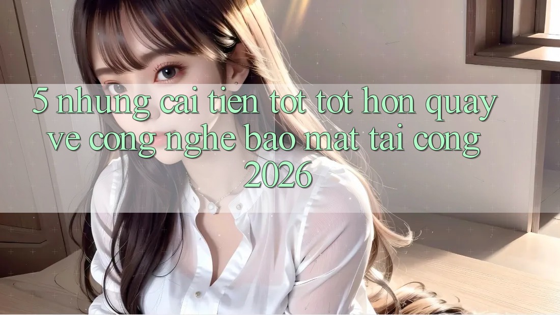 5. Những Cải Tiến Tốt tốt hơn Quay về Công Nghệ Bảo Mật Tại Cổng 2026