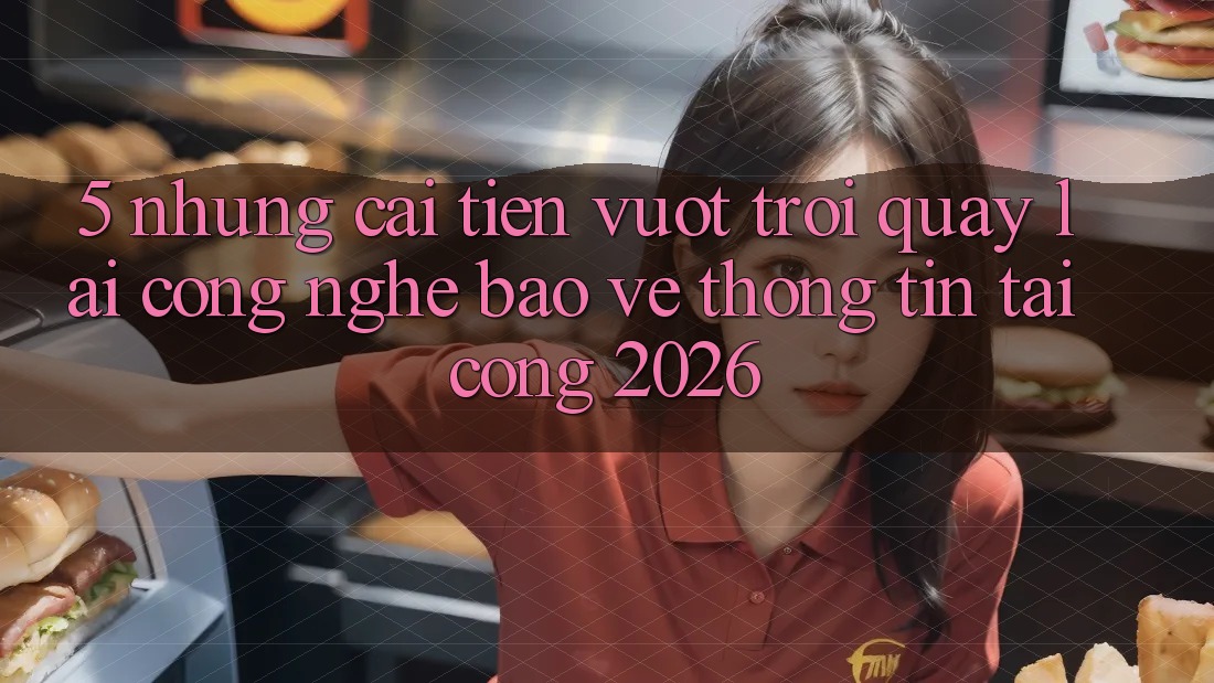 5. Những Cải Tiến Vượt Trội Quay lại Công Nghệ Bảo vệ thông tin Tại Cổng 2026