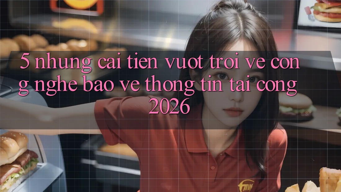 5. Những Cải Tiến Vượt trội Về Công Nghệ Bảo vệ thông tin Tại Cổng 2026