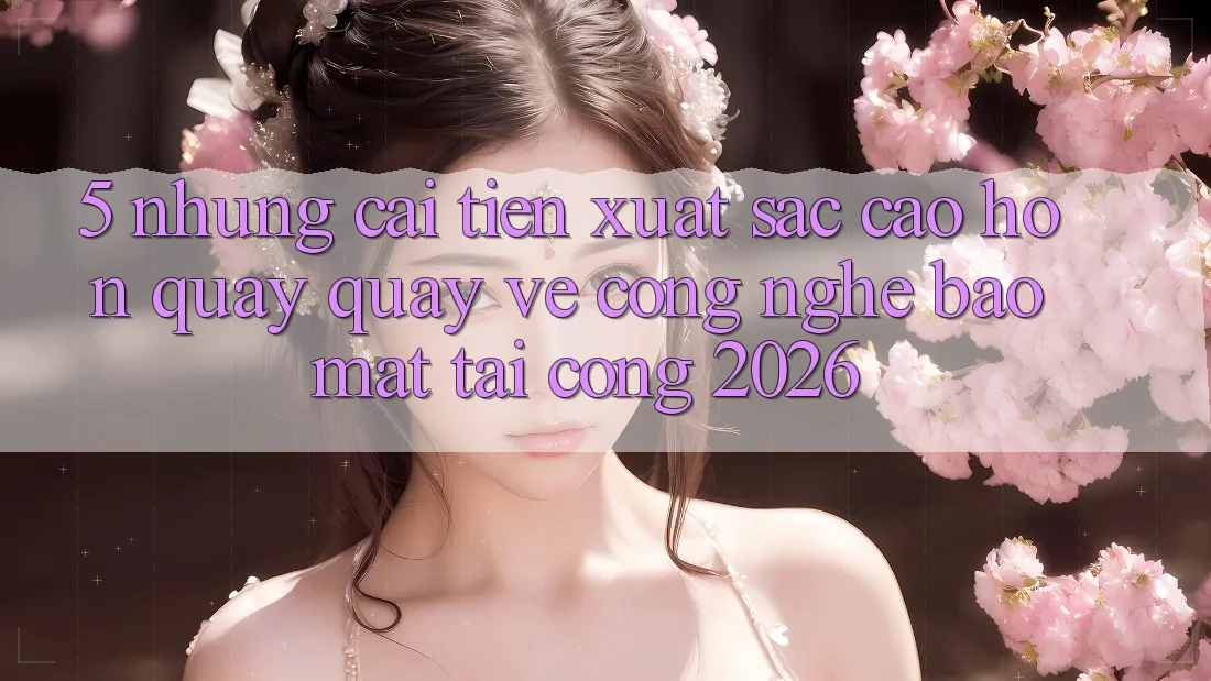 5. Những Cải Tiến Xuất sắc cao hơn Quay quay về Công Nghệ Bảo Mật Tại Cổng 2026