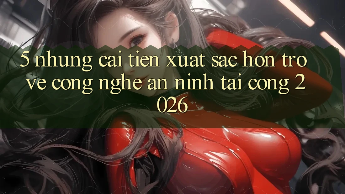 5. Những Cải Tiến Xuất sắc hơn Trở về Công Nghệ An ninh Tại Cổng 2026