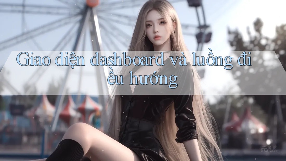 Giao diện dashboard và luồng điều hướng