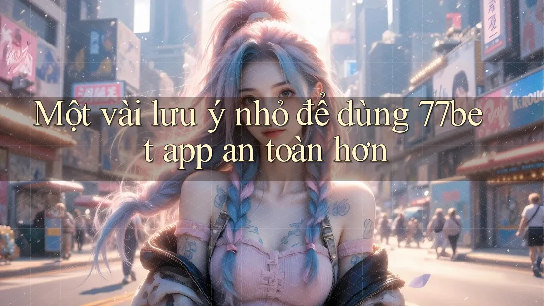 Một vài lưu ý nhỏ để dùng 77bet app an toàn hơn