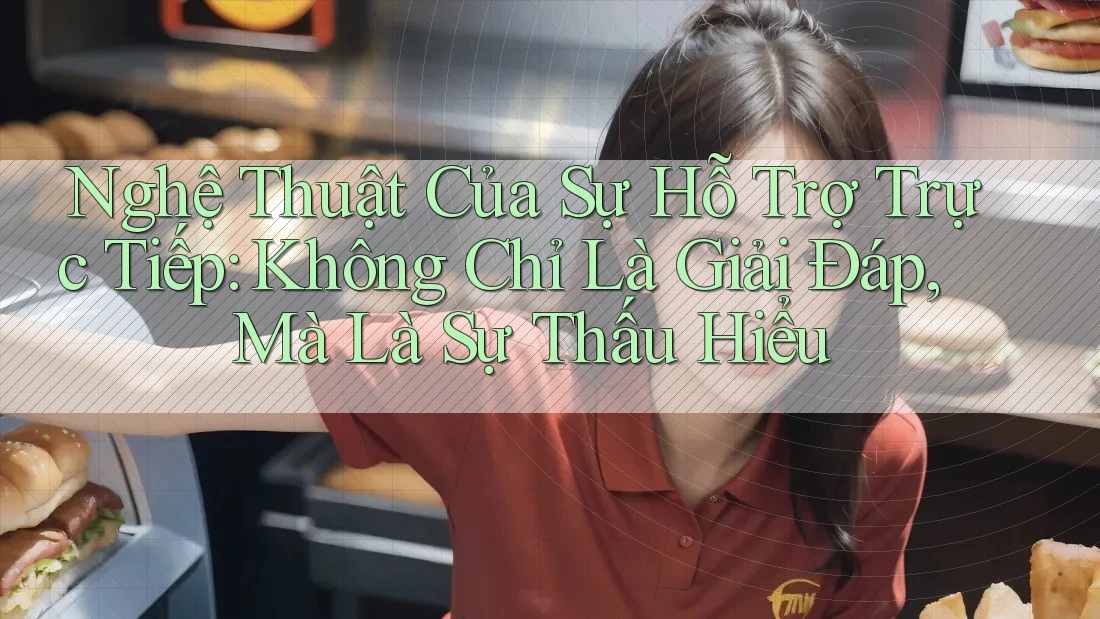 Nghệ Thuật Của Sự Hỗ Trợ Trực Tiếp: Không Chỉ Là Giải Đáp, Mà Là Sự Thấu Hiểu