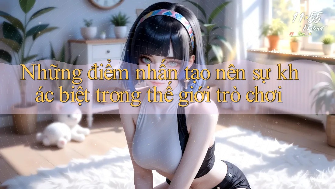 Những điểm nhấn tạo nên sự khác biệt trong thế giới trò chơi