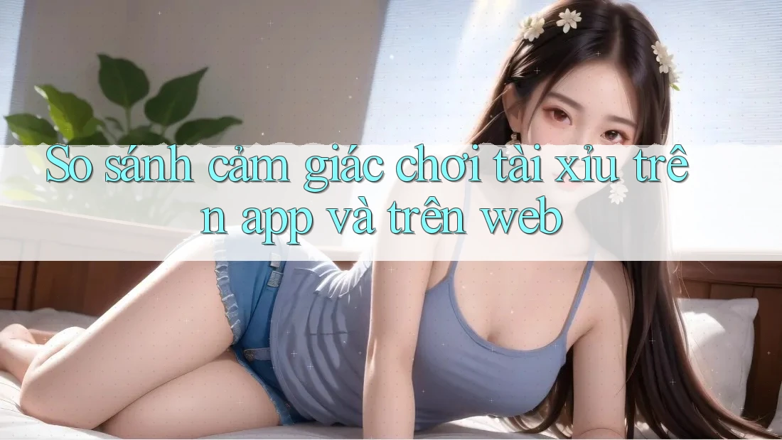 So sánh cảm giác chơi tài xỉu trên app và trên web