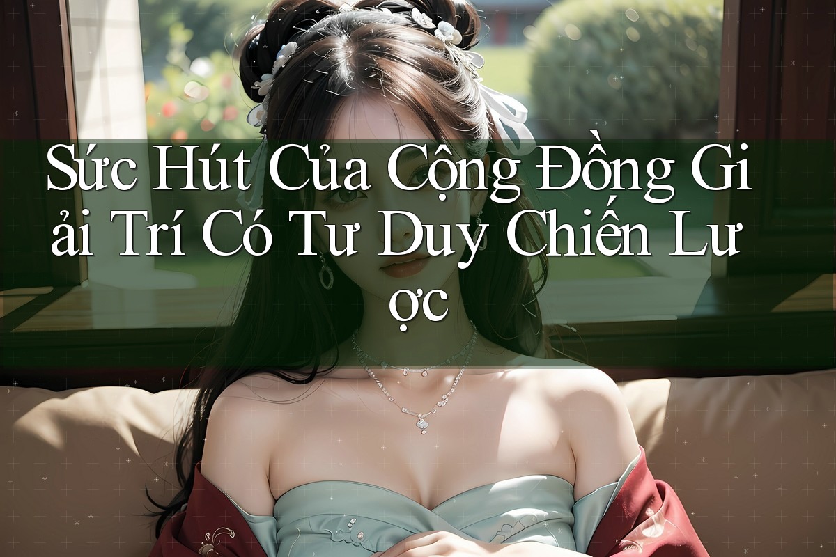 Sức Hút Của Cộng Đồng Giải Trí Có Tư Duy Chiến Lược