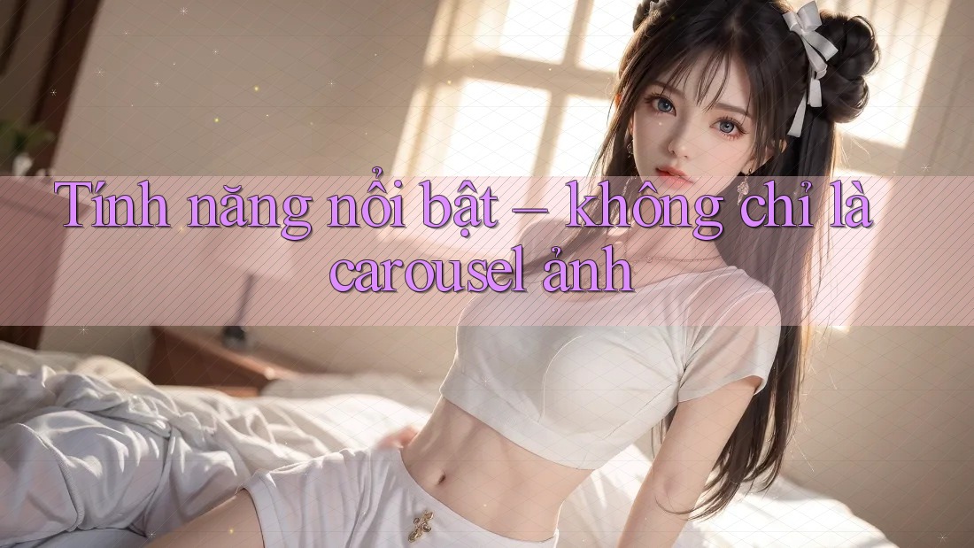 Tính năng nổi bật – không chỉ là carousel ảnh